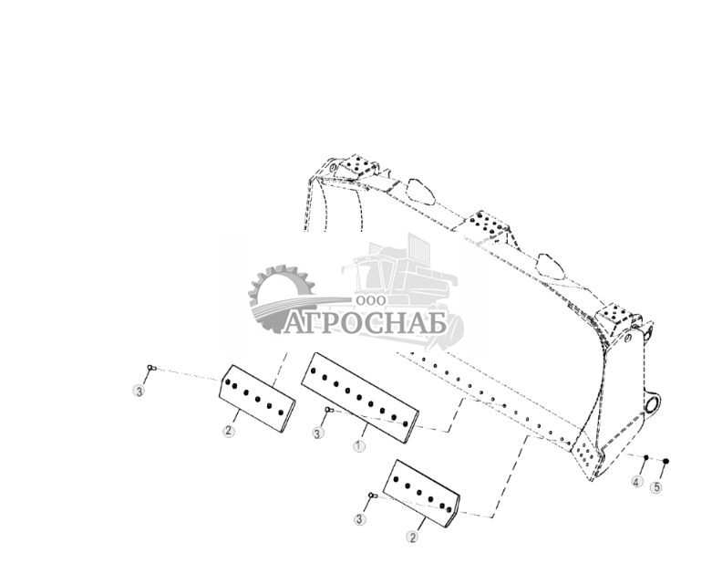 Режущая кромка, для тяжелых условий эксплуатации, полусферический отвал - ST806278 251.jpg